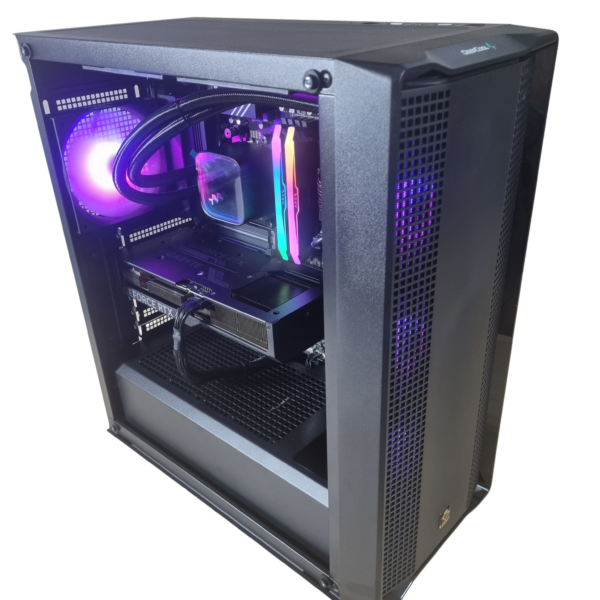 Deepool cc560 (8) Cobalt Rush Gaming PC | Ryzen 5 9600X + RX 9060 XT | 32GB DDR5