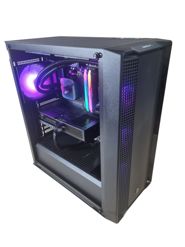 Cobalt Rush Gaming PC | Ryzen 5 9600X + RX 9060 XT | 32GB DDR5