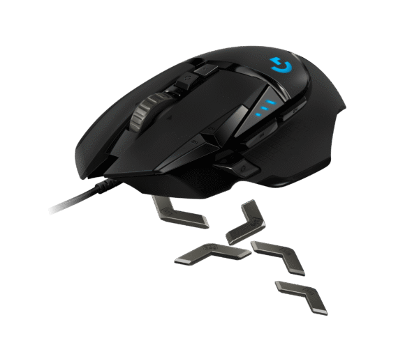 Logitech G502 HERO Gaming Muis inhoud van de doos