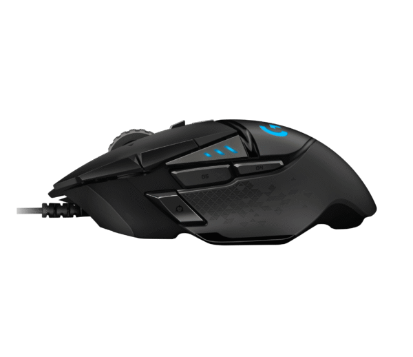 Logitech G502 HERO Gaming Muis linker profiel