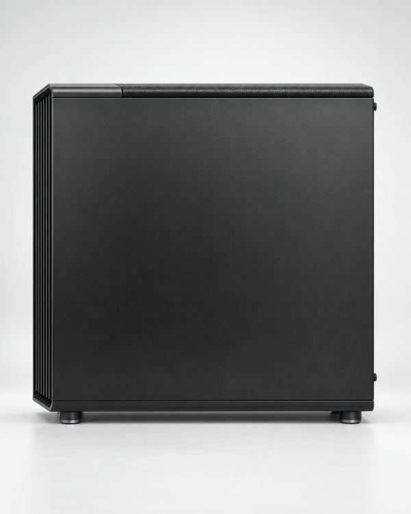 Zijaanzicht van de Neural Forge Pro AI Development Workstation