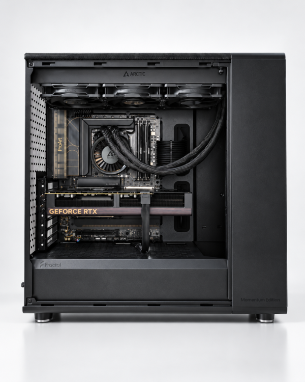Neural Forge Pro AI Workstation met Ryzen 9 en GeForce RTX 5080